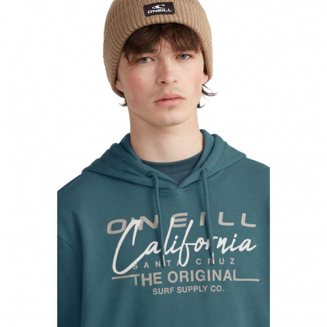 Long-Sleeved O'Neill Men's Cali Original Hoodie Steel