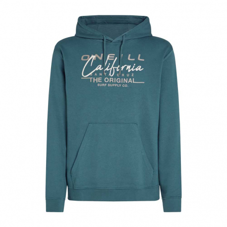 Long-Sleeved O'Neill Men's Cali Original Hoodie Steel