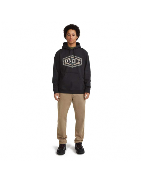 Μακρυμάνικες O'Neill Men's Front Print Hoodie Black Out