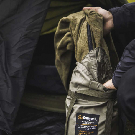 Sleeping Bag Inlets & Liners Snugpak Fleece Zip Liner WGTE