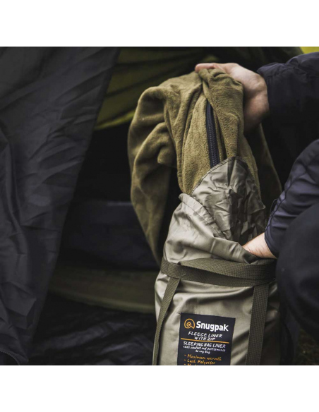 Sleeping Bag Inlets & Liners Snugpak Fleece Zip Liner WGTE