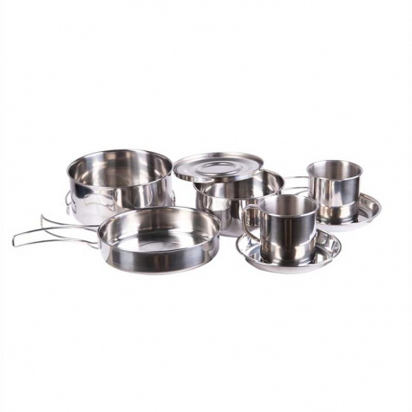 Σκεύη μαγειρέματος - Φαγητοδοχεία Stainless Steel 8-pcs Cook Set