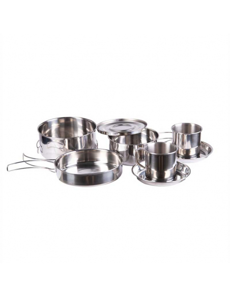 Cook Sets - Food Jars Stainless Steel 8-pcs Cook Set