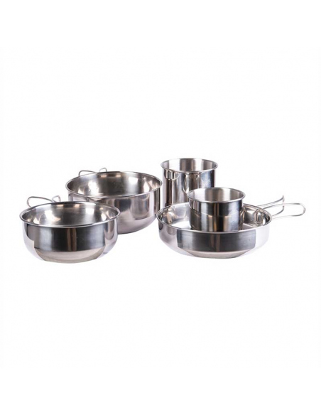 Cook Sets - Food Jars Stainless Steel 5-pcs Cook Set