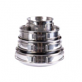 Cook Sets - Food Jars Stainless Steel 5-pcs Cook Set 2