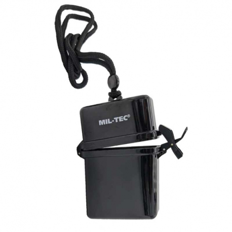 Survival Kit Waterproof Box with Neck Strap