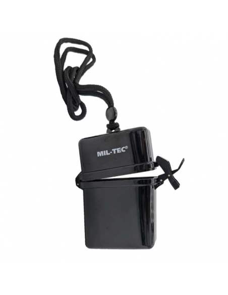 Survival Kit Waterproof Box with Neck Strap