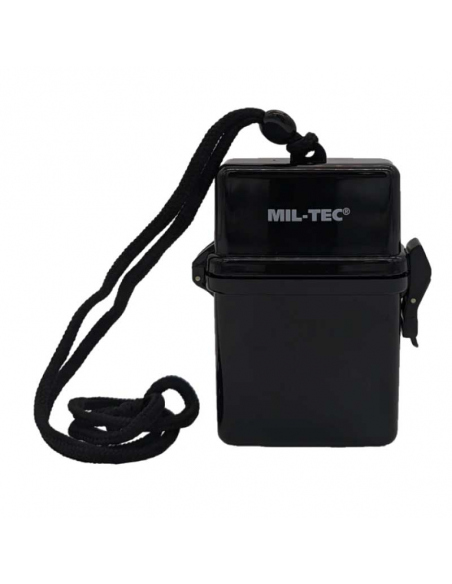 Survival Kit Waterproof Box with Neck Strap