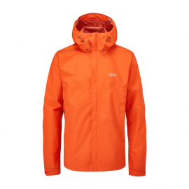 Jackets Rab Men's Downpour Eco Jacket Firecracker