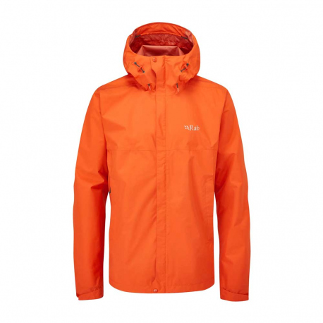 Τζάκετς Rab Men's Downpour Eco Jacket Firecracker