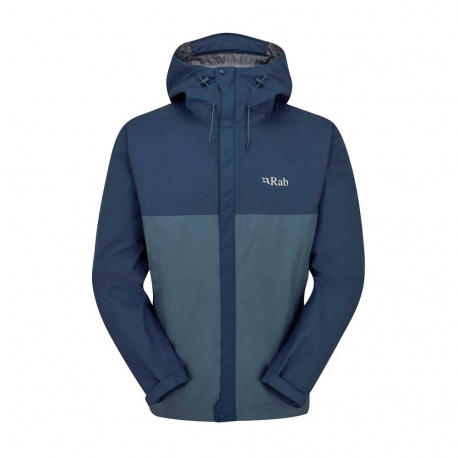 Τζάκετς Rab Men's Downpour Eco Jacket Tempest Blue