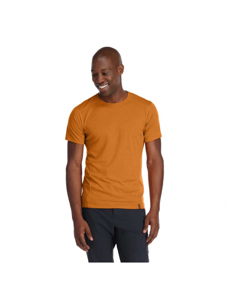 Sweatproof Rab Men's Syncrino Base Tee Beluga