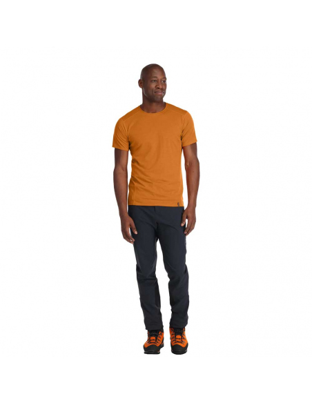 Sweatproof Rab Men's Syncrino Base Tee Stone