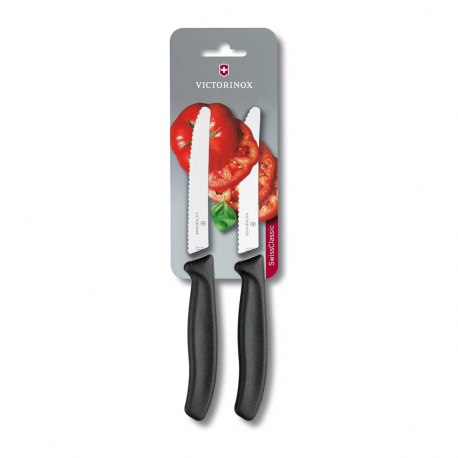 Μαχαιροπίρουνα - Εργαλεία Victorinox Tomato And Sausage Knife 2pcs