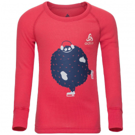 Thermal Baselayer Odlo Kids Active Warm Baselayer Hibiscus