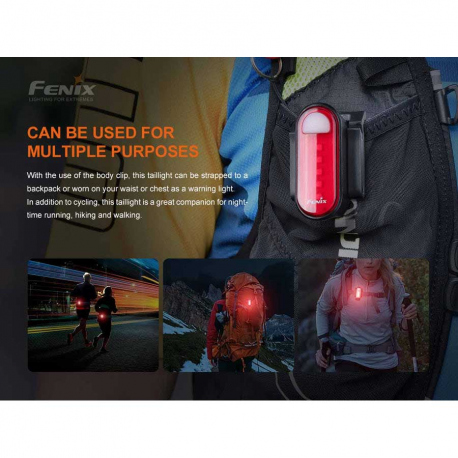 Φακοί Ποδηλάτου Fenix BC05R V2.0 Rechargeable Bike Tail Light