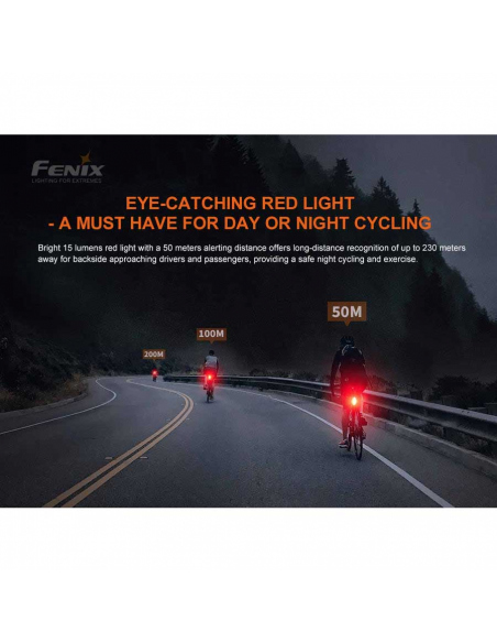 Φακοί Ποδηλάτου Fenix BC05R V2.0 Rechargeable Bike Tail Light