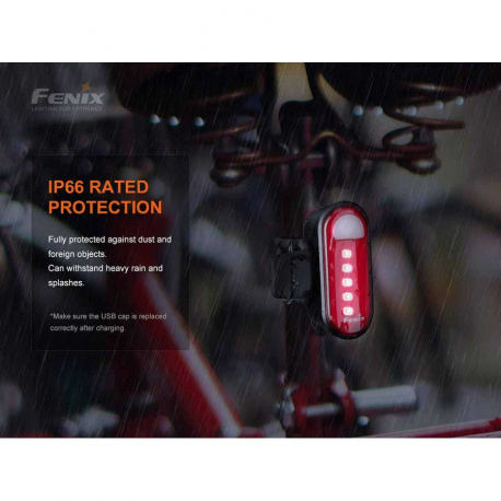 Φακοί Ποδηλάτου Fenix BC05R V2.0 Rechargeable Bike Tail Light