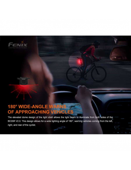 Φακοί Ποδηλάτου Fenix BC05R V2.0 Rechargeable Bike Tail Light