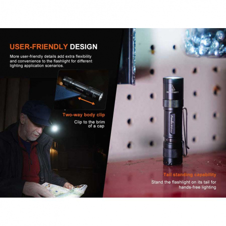Φακοί Χειρός Fenix E12 V3.0 Flashlight 200 Lumens