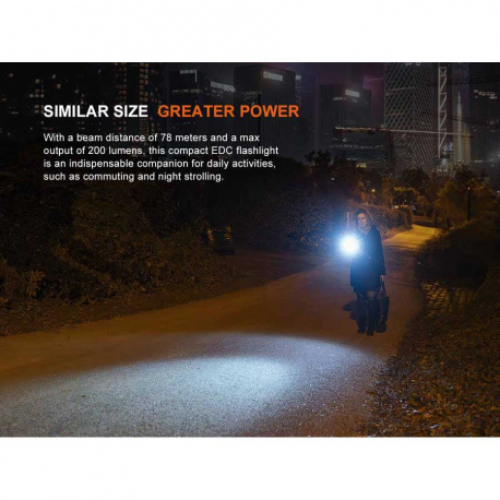 Φακοί Χειρός Fenix E12 V3.0 Flashlight 200 Lumens