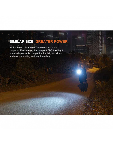 Φακοί Χειρός Fenix E12 V3.0 Flashlight 200 Lumens
