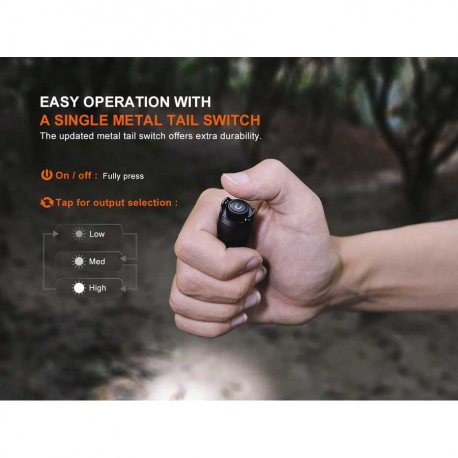 Φακοί Χειρός Fenix E12 V3.0 Flashlight 200 Lumens