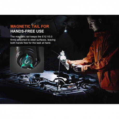 Φακοί Χειρός Fenix E12 V3.0 Flashlight 200 Lumens
