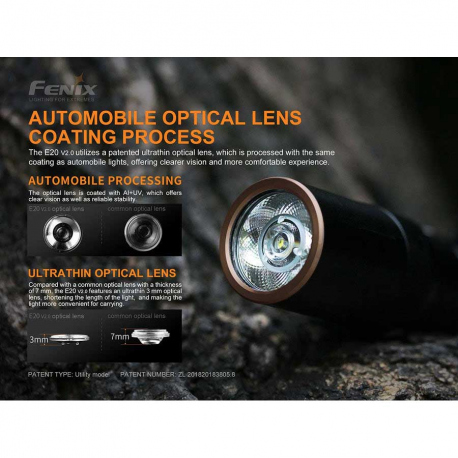 Flashlights Fenix E20 V2.0 Flashlight 350 Lumens