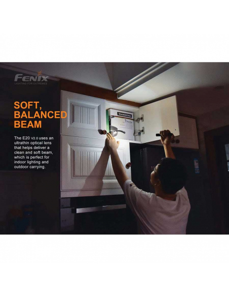 Flashlights Fenix E20 V2.0 Flashlight 350 Lumens