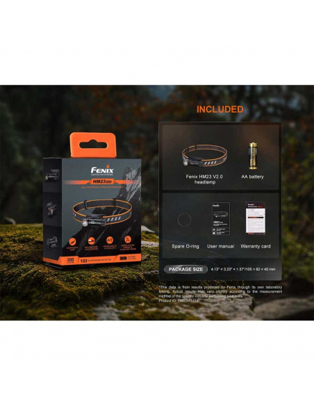 Φακοί Κεφαλής Fenix HM23 V2.0 Headlamp 300 Lumens