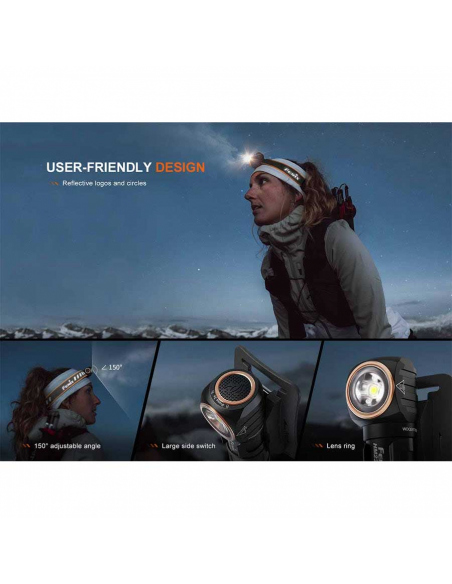 Φακοί Κεφαλής Fenix HM23 V2.0 Headlamp 300 Lumens