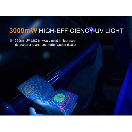 Flashlights Fenix TK25 UV Tactical 1000 lumens