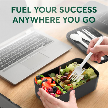 Cook Sets - Food Jars Umami Single Layer Bento Box Onyx Black 900 ml