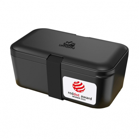 Σκεύη μαγειρέματος - Φαγητοδοχεία Umami Single Layer Bento Box Onyx Black 900 ml