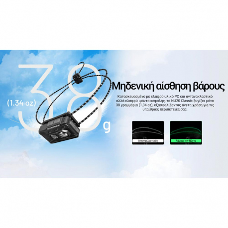 Headlamps Nitecore NU20 Classic Headlamp 360 Lumens