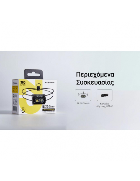 Headlamps Nitecore NU20 Classic Headlamp 360 Lumens