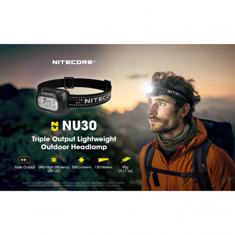 Headlamps Nitecore NU30 Headlamp 500 Lumens