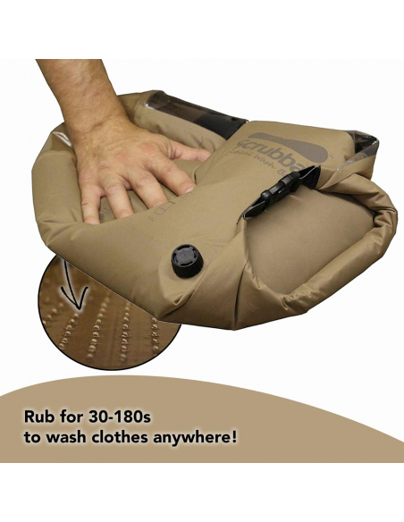 Care - Cleaning for Apparel & Shoes Scrubba Tactical Wash Bag