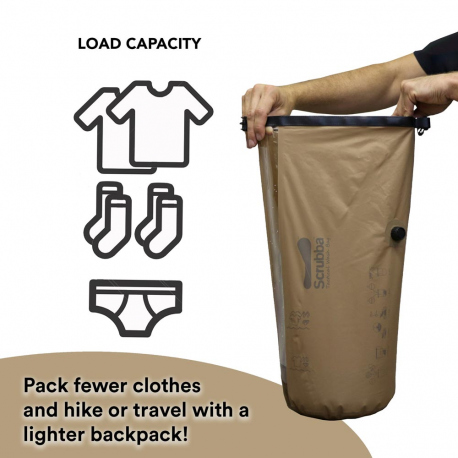 Care - Cleaning for Apparel & Shoes Scrubba Tactical Wash Bag