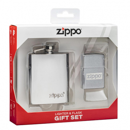 Υδροδοχεία - Θερμός - Παγούρια Zippo Fuellighter and Flask Gift Set