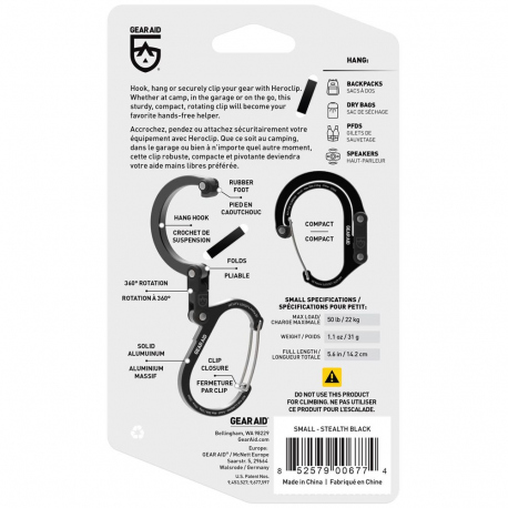 Carabiners GearAid Heroclip S
