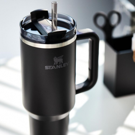 Υδροδοχεία - Θερμός - Παγούρια Stanley Quencher H2.0 FlowState Tumbler 1.2L Black
