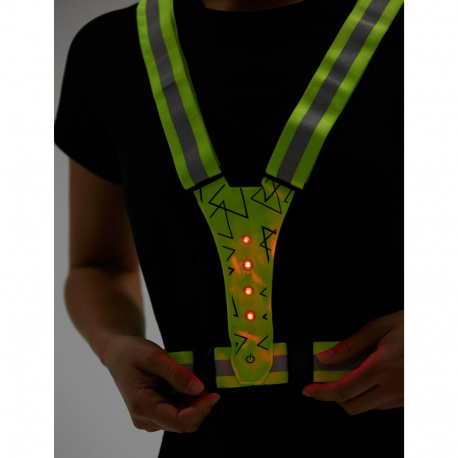Προστατευτικός εξοπλισμός Salzmann Reflective LED Cross Belt