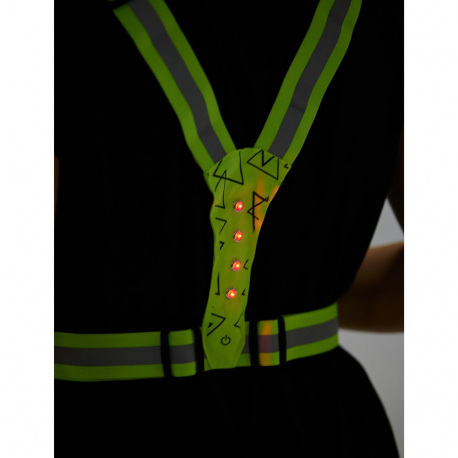 Προστατευτικός εξοπλισμός Salzmann Reflective LED Cross Belt