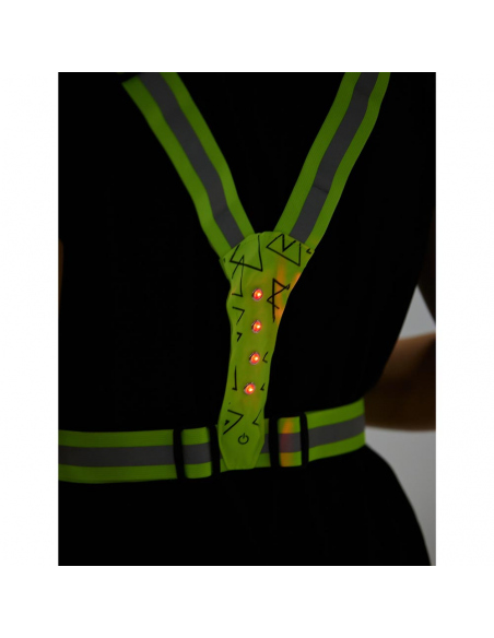 Προστατευτικός εξοπλισμός Salzmann Reflective LED Cross Belt