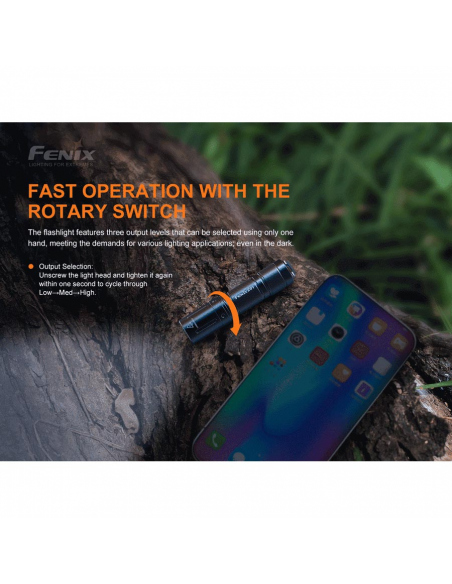 Flashlights Fenix E01 V2.0 Flashlight 100 Lumens