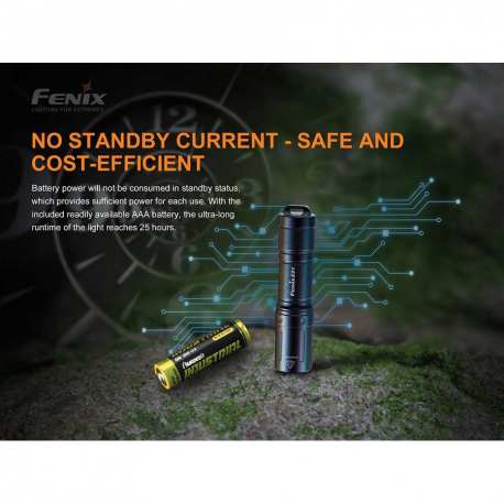 Flashlights Fenix E01 V2.0 Flashlight 100 Lumens
