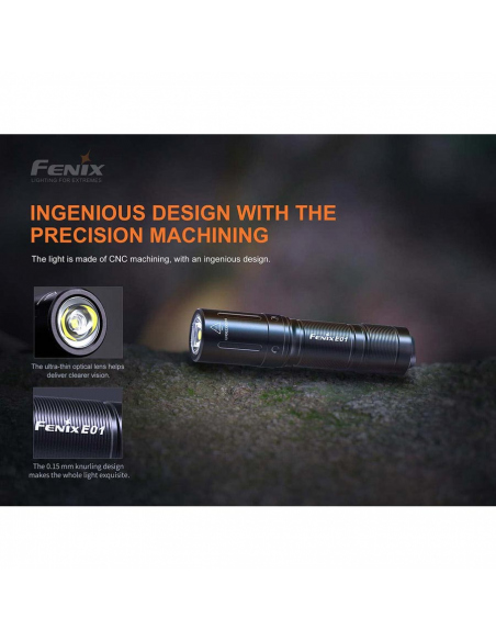 Flashlights Fenix E01 V2.0 Flashlight 100 Lumens