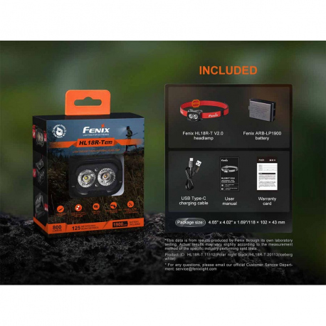Headlamps Fenix HL18R-T V2.0 Headlamp 800 Lumens